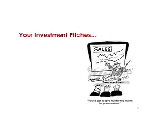Your Investment Pitches…
34
 