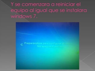 Entrada 15 windows7