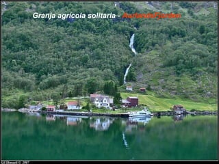 Granja agrícola solitaria - AurlandsFjorden
 