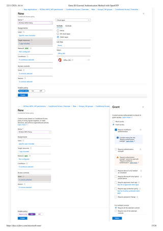 Entra ID External Authentication Method With OpenOTP | PDF