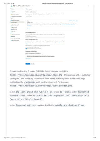 Entra ID External Authentication Method With OpenOTP | PDF