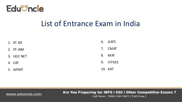career-guidelines-entrance-exam-in-india