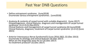 Entrapment neuropathies | PPTX