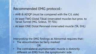 Entrapment Syndromes of Lower Limb.pptx