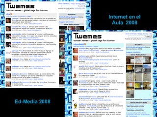 Contextos de formación no-formales Ed-Media 2008 Internet en el Aula  2008 