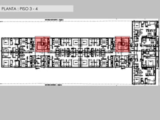 PLANTA : PISO 3 - 4  