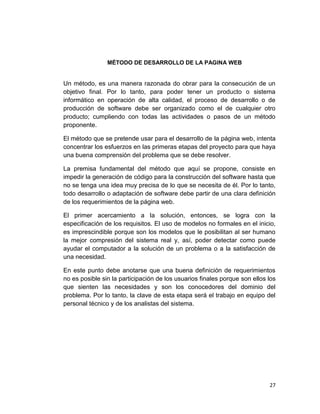 GERENCIA Y DESAROLLO DE SOFTWARE