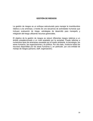 GERENCIA Y DESAROLLO DE SOFTWARE