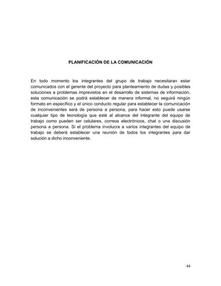 GERENCIA Y DESAROLLO DE SOFTWARE