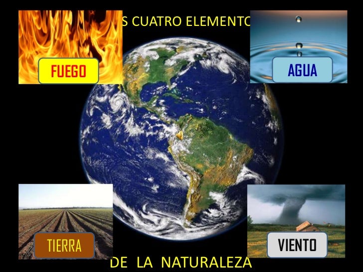 LOS CUATRO ELEMENTOS NATURALES LOS CUATRO ELEMENTOS NATURALES