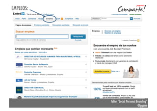 EMPLEOS:

Taller “Social Personal Branding”
@ggarre

 