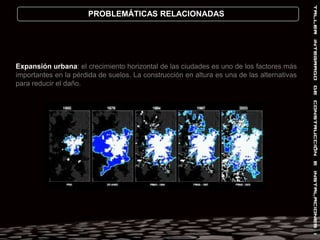 INTRODUCCIÓNEl suelo es un pequeño manto superficial de la corteza terrestre que:Se origina de:un proceso edáfico: diferentes etapas por las cuales tiene que pasar la roca para su fragmentación y formar un suelo en donde posteriormente se desarrolle un tipo de vegetación. Está constituido por:materia orgánica y minerales formado por agentes físicos (temperatura, acción del agua y aire), químicos (acción del agua para disolver y mezclar la composición de la roca en los ingredientes del suelo) y biológicos (acción de los líquenes, musgos, helechos) que colaboran al enriquecimiento del suelo. Esta compuesto de:arcilla, arena y limo, en distintos porcentajes, que al agruparse forman una estructura que tiene gran incidencia en las relaciones agua y aire con el sistema radicular de la planta.Su utilidad se determina en función de:su estructura, textura y grado de compactación pueden emplearse para la agricultura, ganadería y silvicultura, los suelos que han perdido su capacidad productiva se destinan para el desarrollo urbano y forestal.