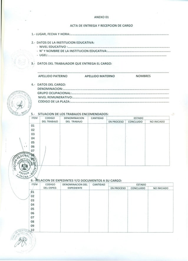 Entrega de cargo