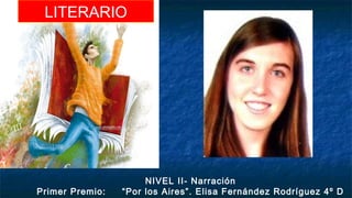 LITERARIO
NIVEL III-Narración
Primer Premio: “Okupado”. Daniel Puente Moreno CIS 31 2ºA
 