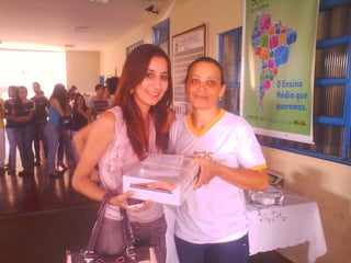 Entrega dos tablets