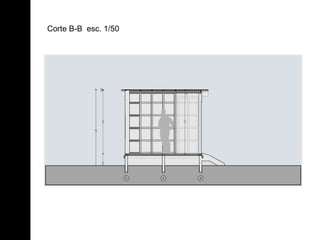 Corte B-B  esc. 1/50 