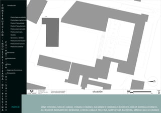 Introducción Planos Planta situación Planta baja amueblada Planta baja arquitectura Planta 1ª amueblada Planta 1ª arquitectura Planta sotano amuebl. Planta sotano arq. Alzados Secciones y detalles Planta de cimentación Planta de estructuras Planta de cubiertas Estructuras  Instalaciones Clima Exigencias Economicas- Presupuesto. INDICE 