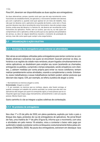 Condições de trabalho, direitos e diálogo social para trabalhadoras/es do setor de entrega por APP em Brasília e Recife