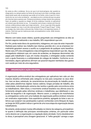 Condições de trabalho, direitos e diálogo social para trabalhadoras/es do setor de entrega por APP em Brasília e Recife