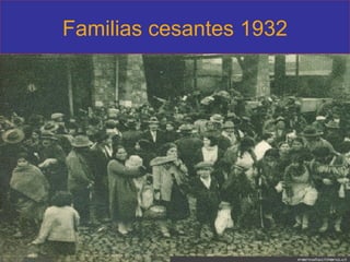 Familias cesantes 1932 