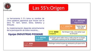 Entrenamiento a Personal Metodologia 5 s. | PPTX