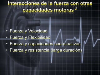Entrenamiento de la fuerza final | PPTX