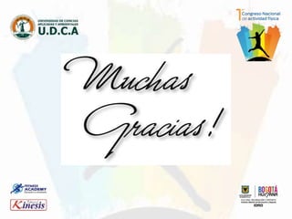 U.D.C.A 1er Congreso Nacional de Actividad Física: Entrenamiento en suspensión