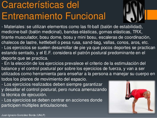 Entrenamiento funcional Entrenamiento funcional