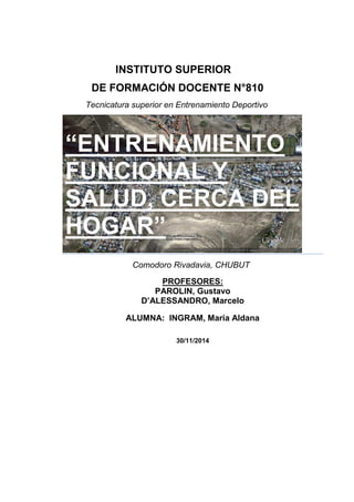 Entrenamiento funcional y salud\