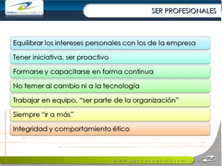 SER PROFESIONALES 