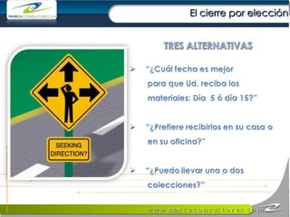 El cierre por elección 