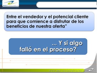 ... Y si algo falló en el proceso? 