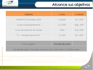 Alcance sus objetivos 