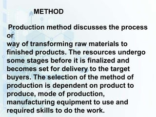 ENTREP MODULE 6 4Ms of Operations in relation to the business ...