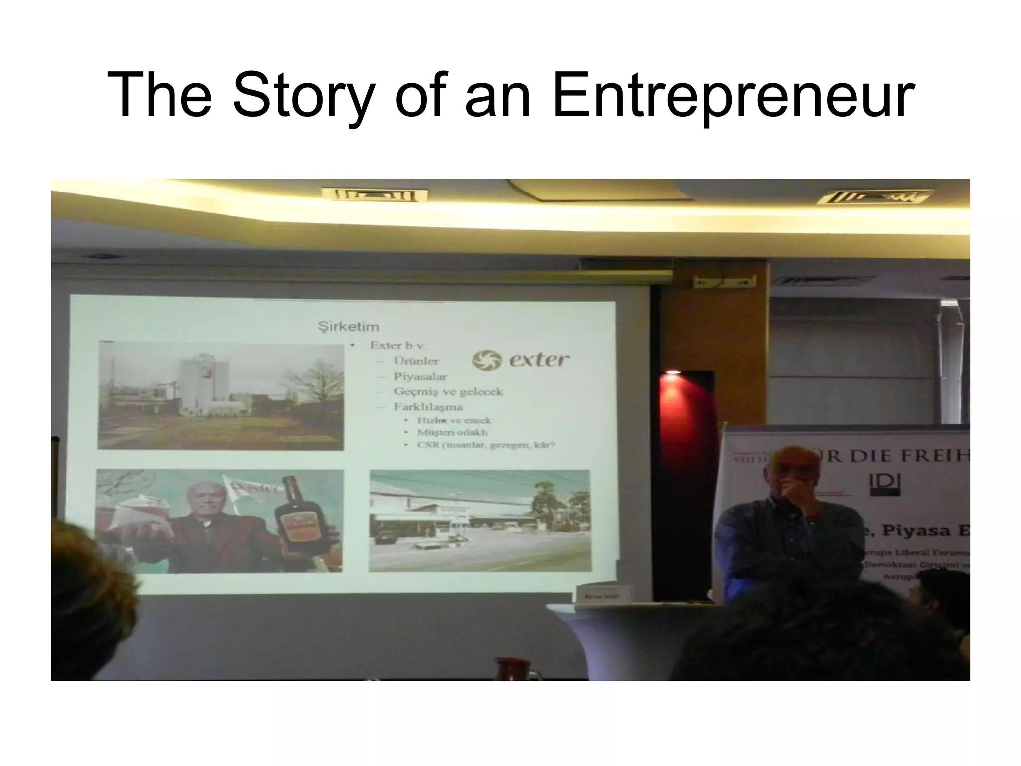 The Story of an Entrepreneur 