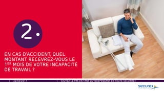 22/03/2017 SAUTEZ LE PAS EN TANT QU’INDEPENDANT EN TOUTE SECURITE !
EN CAS D’ACCIDENT, QUEL
MONTANT RECEVREZ-VOUS LE
1ER MOIS DE VOTRE INCAPACITÉ
DE TRAVAIL ?
2
 