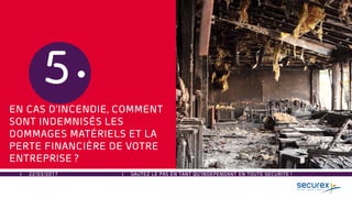 22/03/2017 SAUTEZ LE PAS EN TANT QU’INDEPENDANT EN TOUTE SECURITE !
EN CAS D’INCENDIE, COMMENT
SONT INDEMNISÉS LES
DOMMAGES MATÉRIELS ET LA
PERTE FINANCIÈRE DE VOTRE
ENTREPRISE ?
5
 