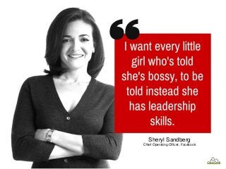 Sheryl Sandberg
Chief Operating Officer, Facebook
 