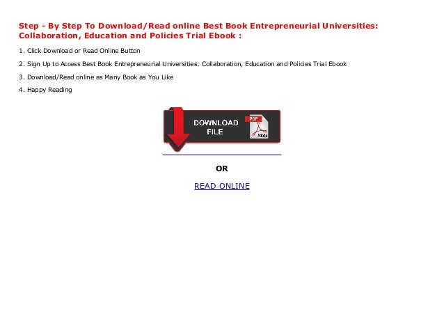 Best Book Entrepreneurial Universities Collaboration Education And