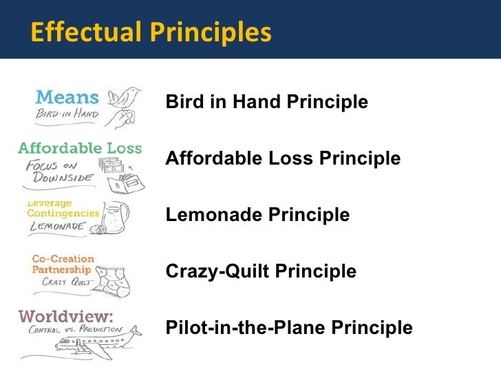 Entrepreneurial effectuation