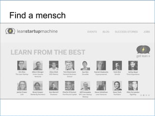 Find a mensch
 
