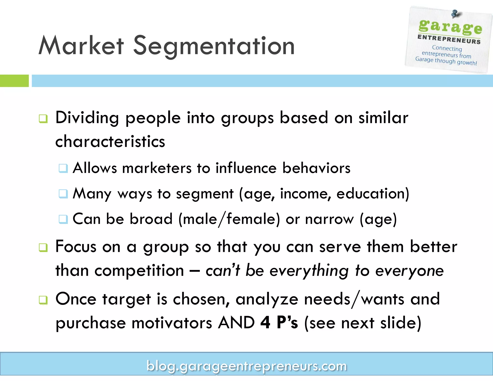 Entrepreneurial Marketing