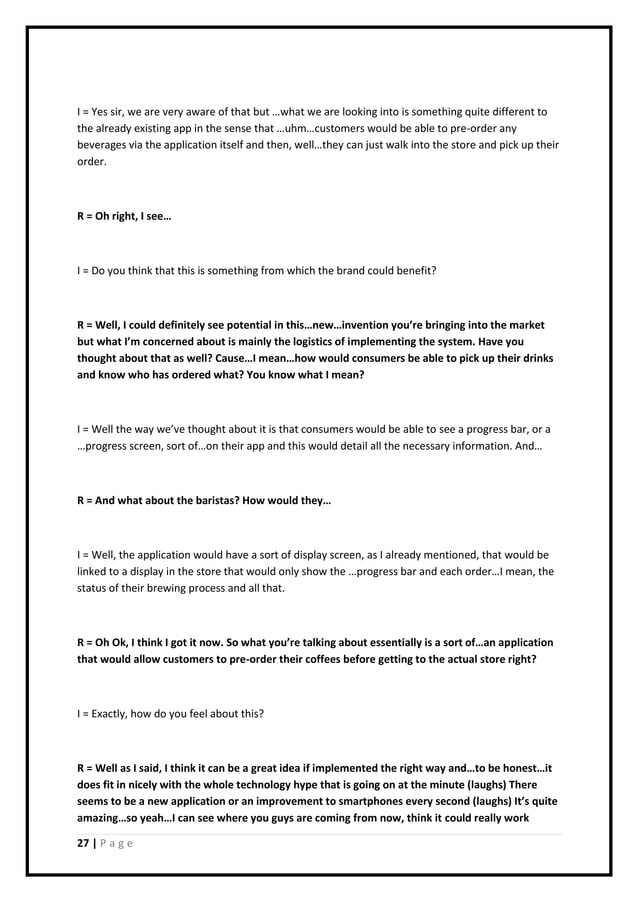 Entrepreneurial Marketing; Starbucks Business Model