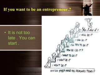 Entrepreneurial spirit among indian youth | PPT