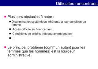 Entrepreneuriat Feminin