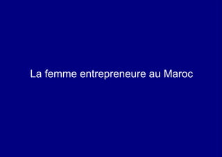 Entrepreneuriat Feminin