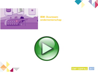 IBM: Duurzaam
ondernemerschap
 