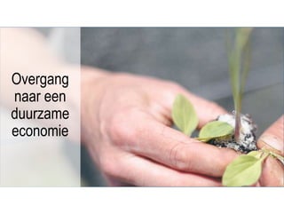 Overgang
naar een
duurzame
economie
 