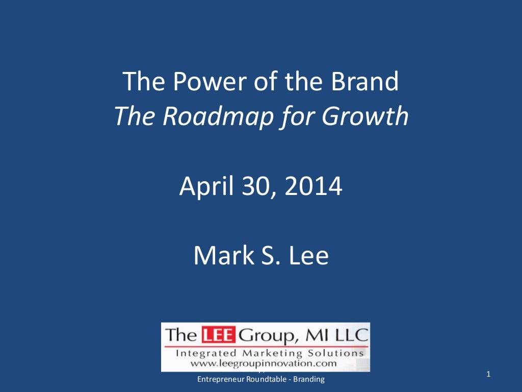 The Power of the Brand