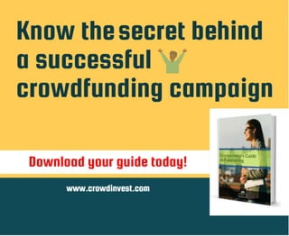 The secret behind crowdfunding success